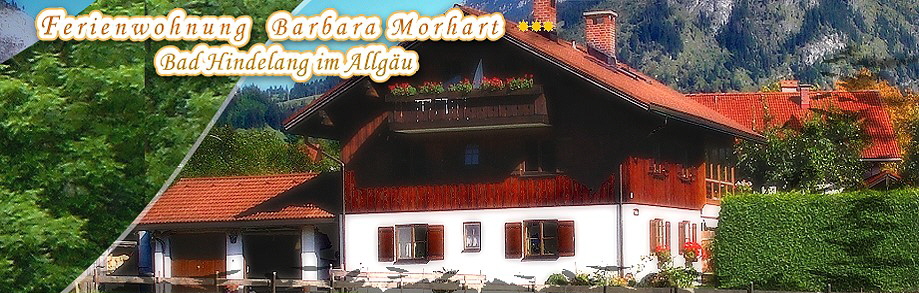 Ferienwohnung Morhart im Allg�u / Bad Hindelang